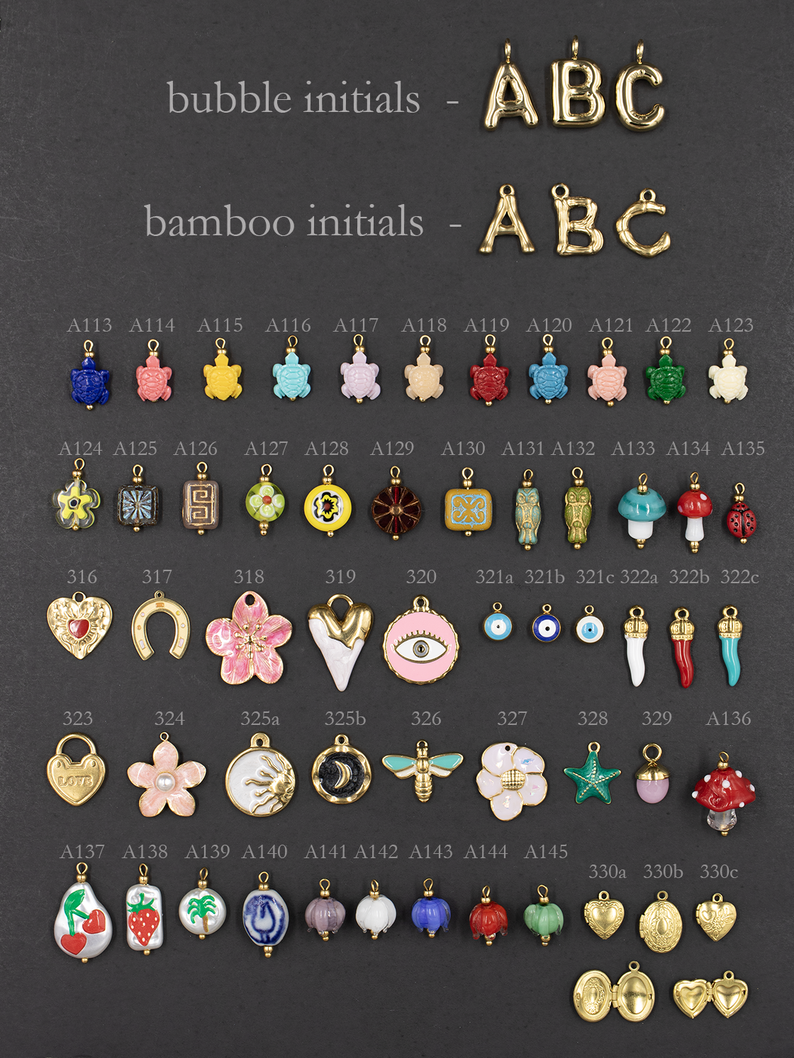 Gold Charms 5