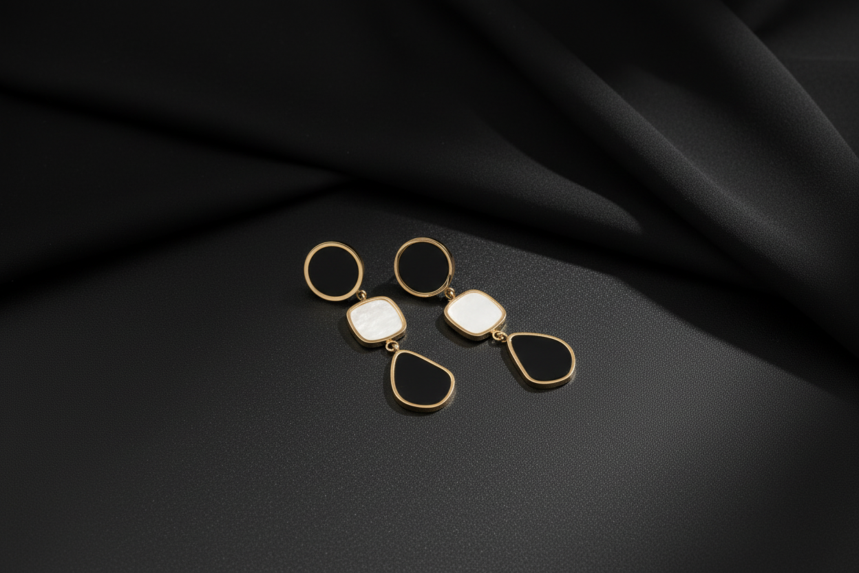 Pebble Drop Earrings