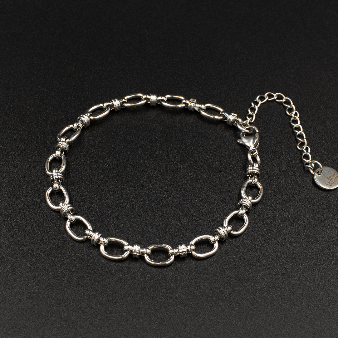 Oval Link Bracelet Whimsy Steel Oval Link Bracelet Whimsy Steel