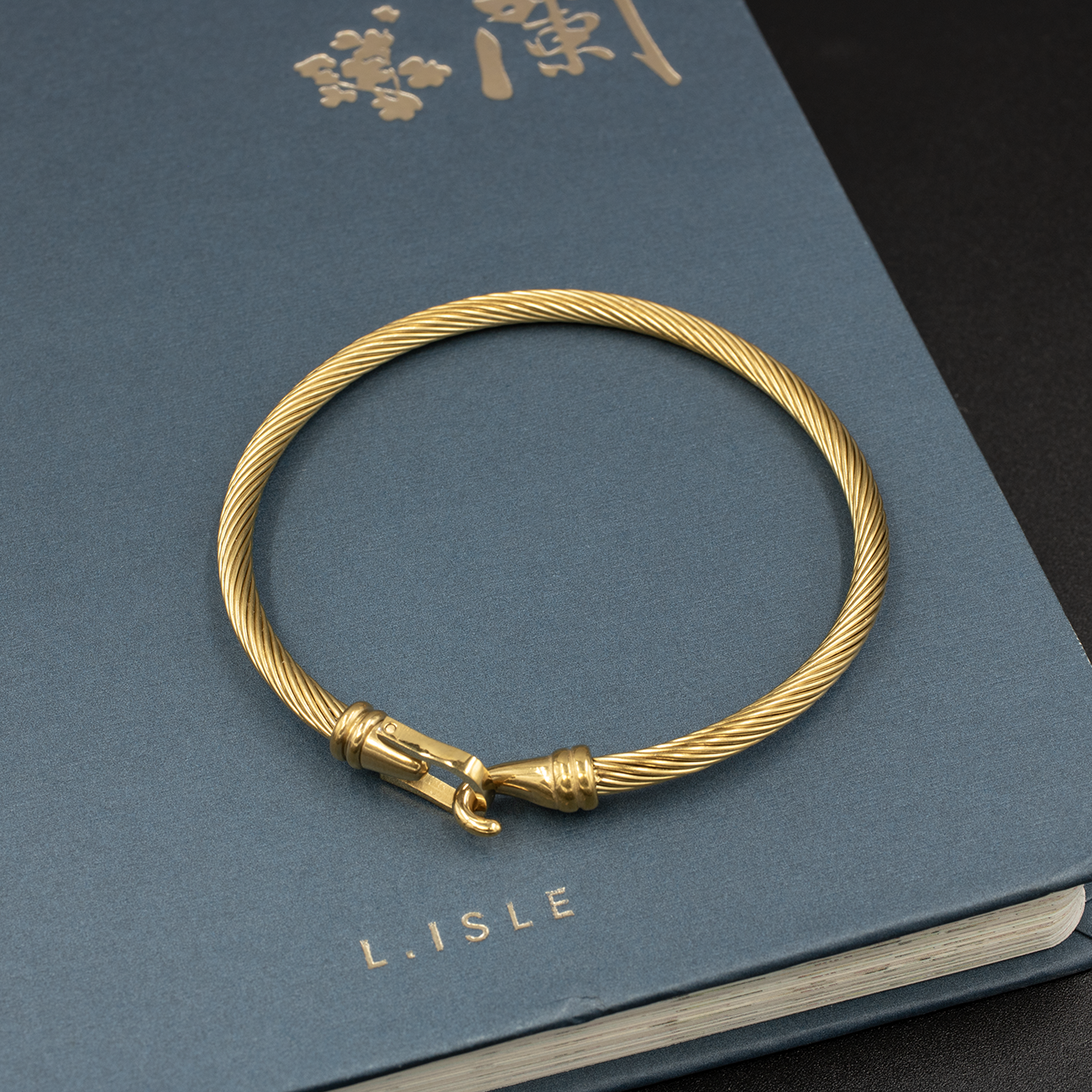 Gold Rope Bangle