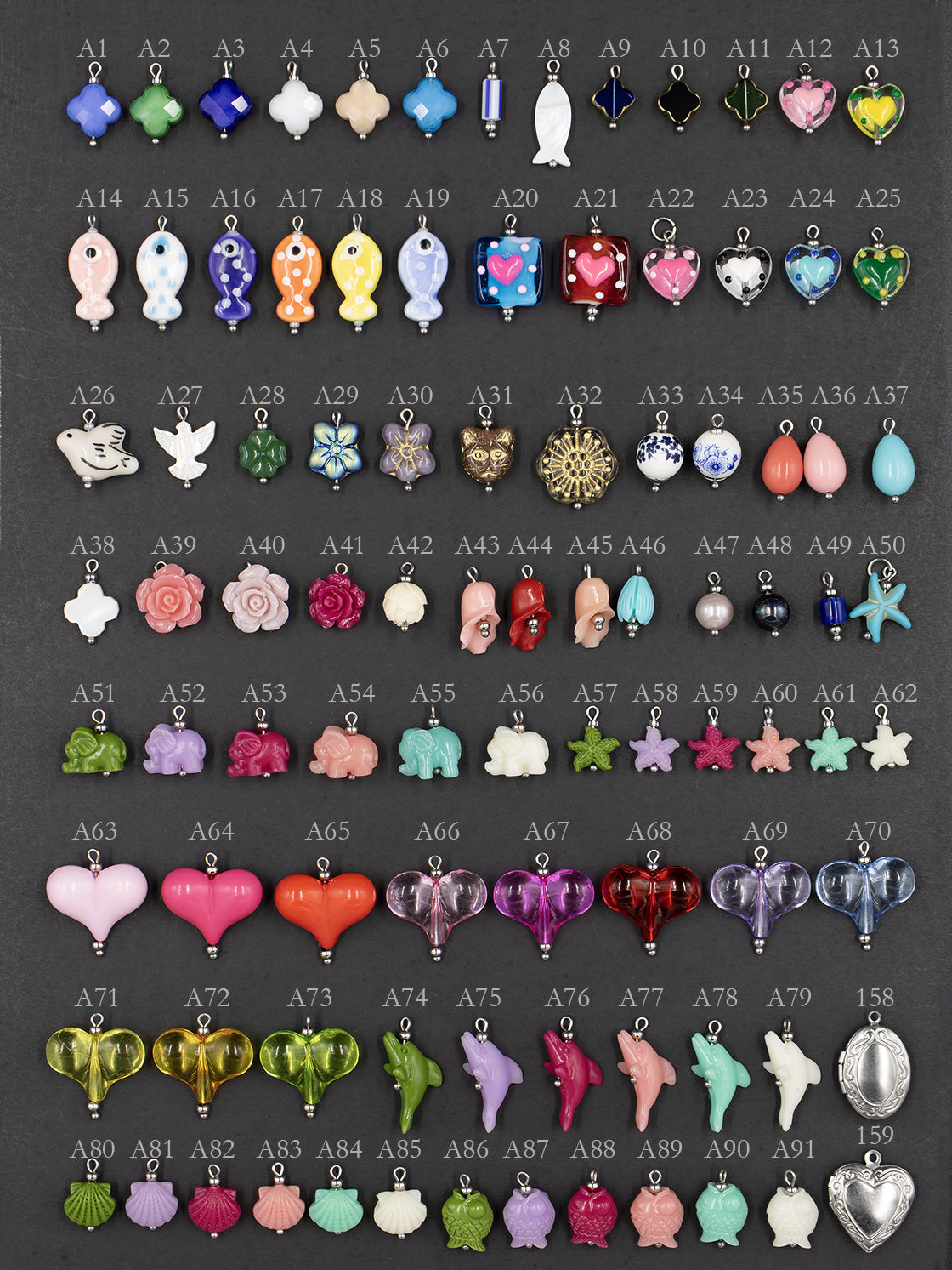 Colourful Charms Silver