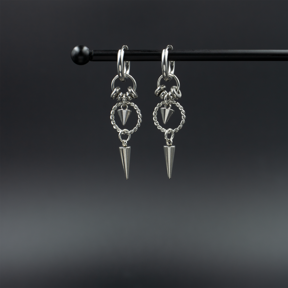 Spike Hoop Earrings