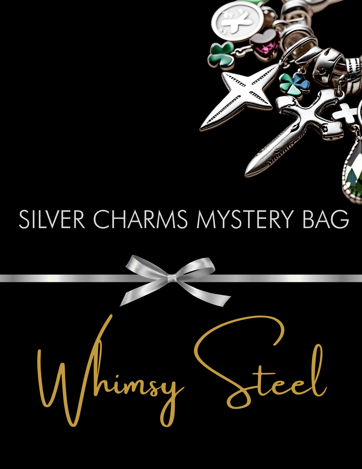 5 Silver Charms Mystery Bag
