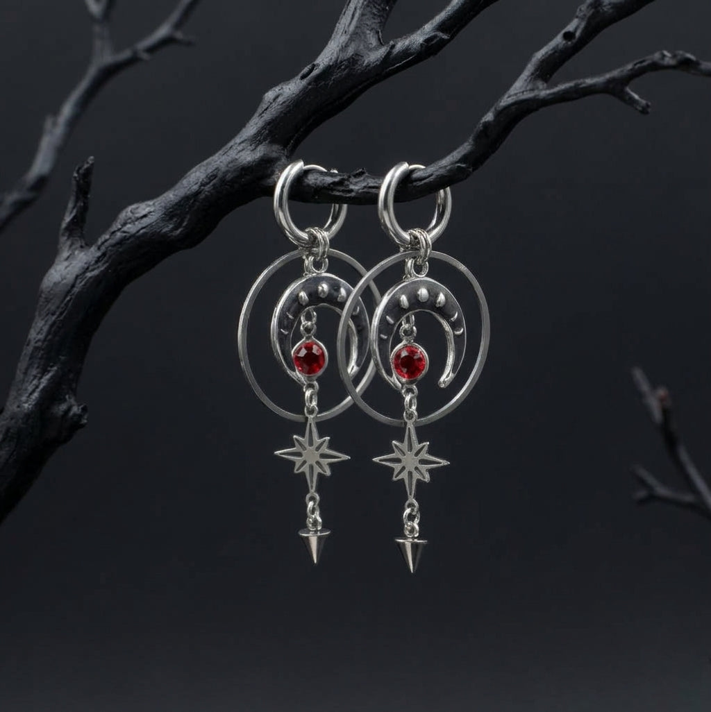 Moon Phase Earrings