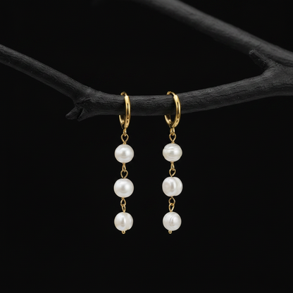Pearl Chain Earrings