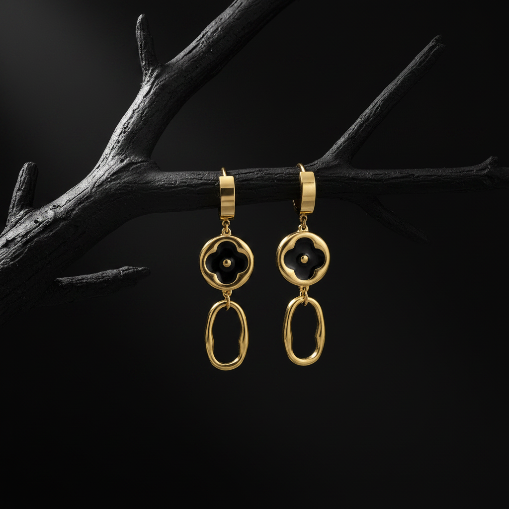 Black Clover Earrings