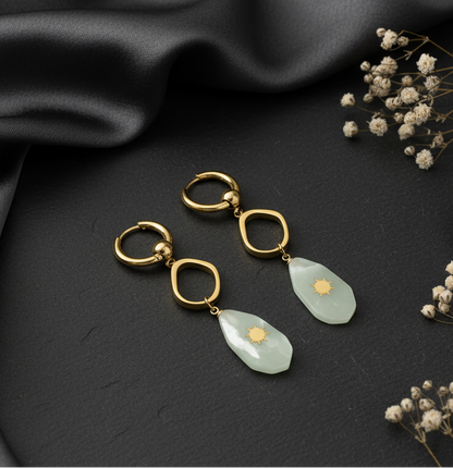 Amazonite Drop Earrings