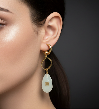 Amazonite Drop Earrings