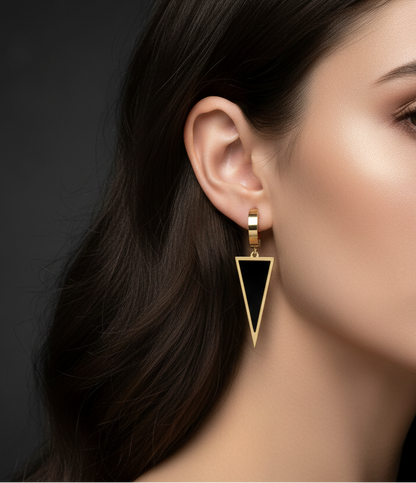 Triangle Drop Earrings