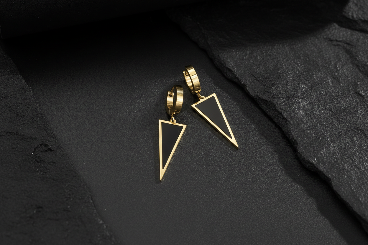 Triangle Drop Earrings
