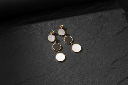 Circle Drop Earrings