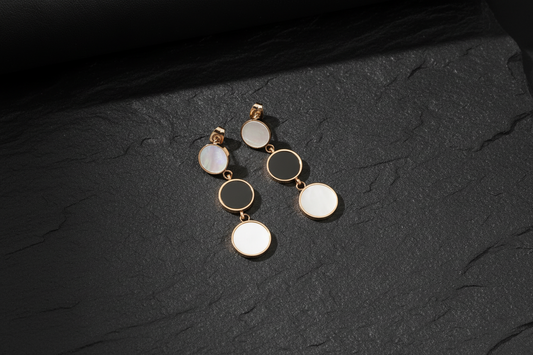 Circle Drop Earrings