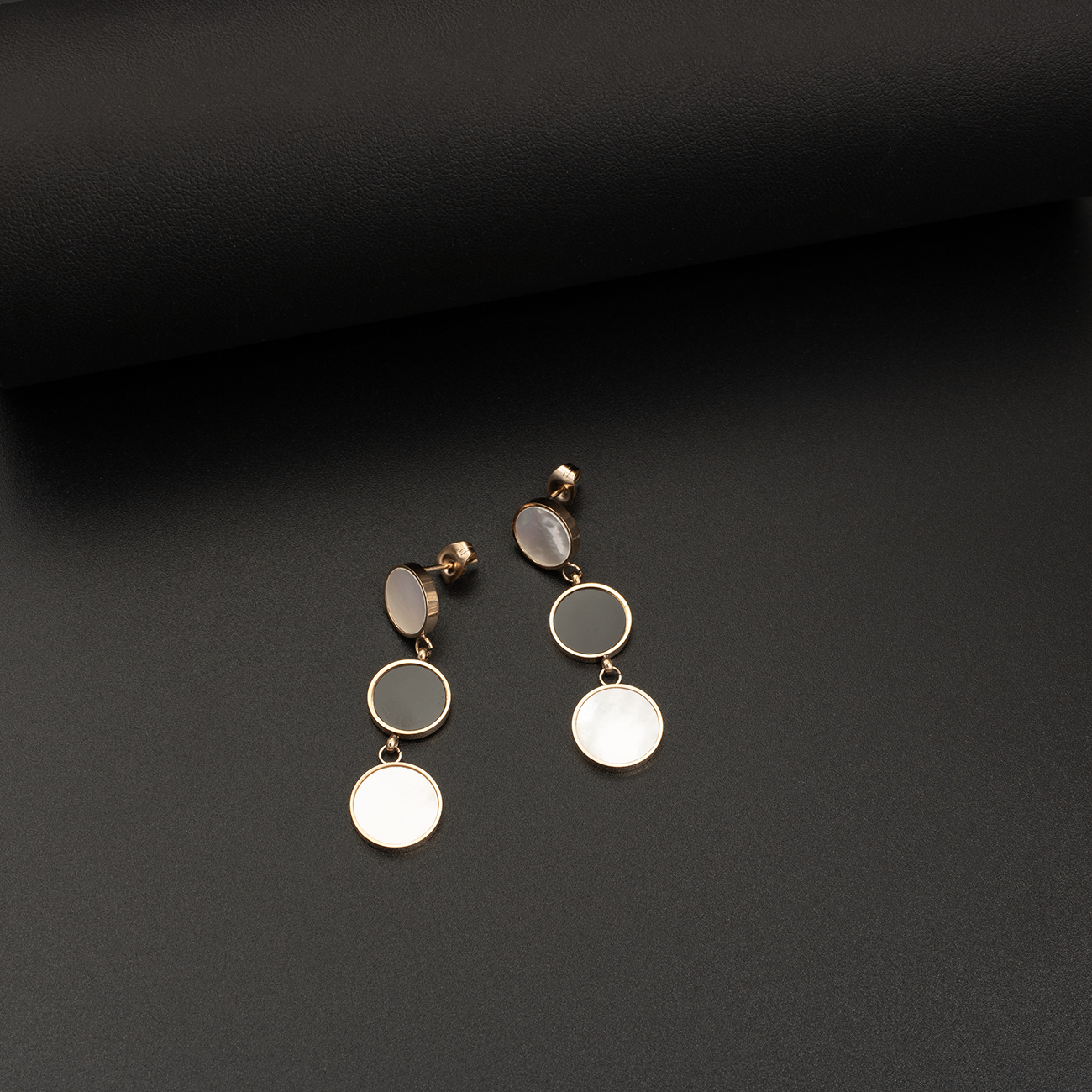 Circle Drop Earrings