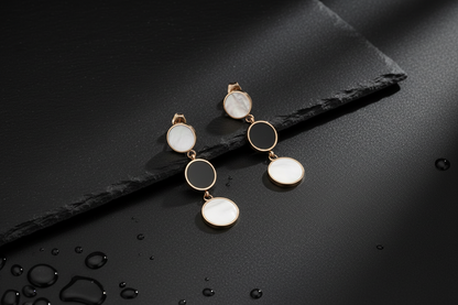 Circle Drop Earrings