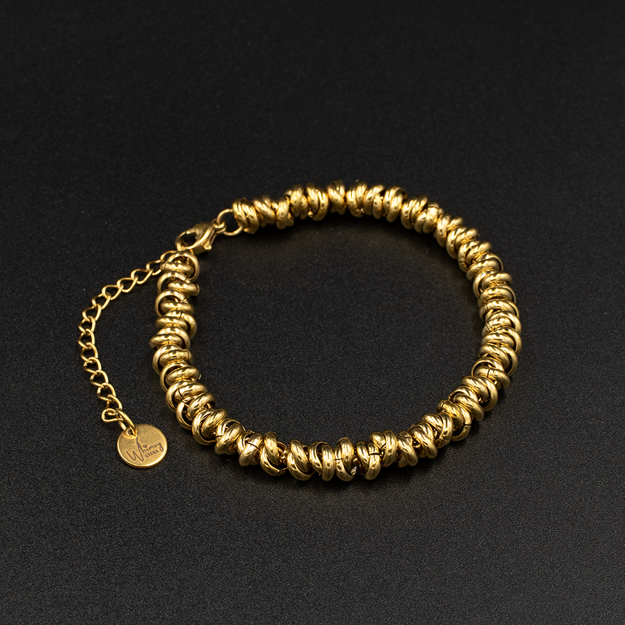 Gold Beaded Bracelet