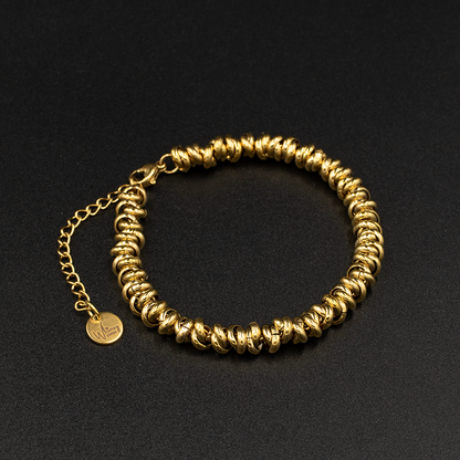 Gold Beaded Bracelet