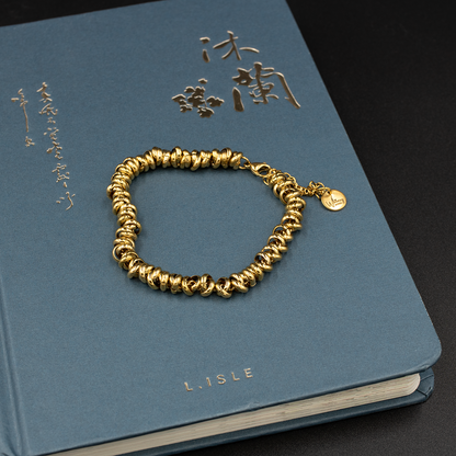 Gold Beaded Bracelet