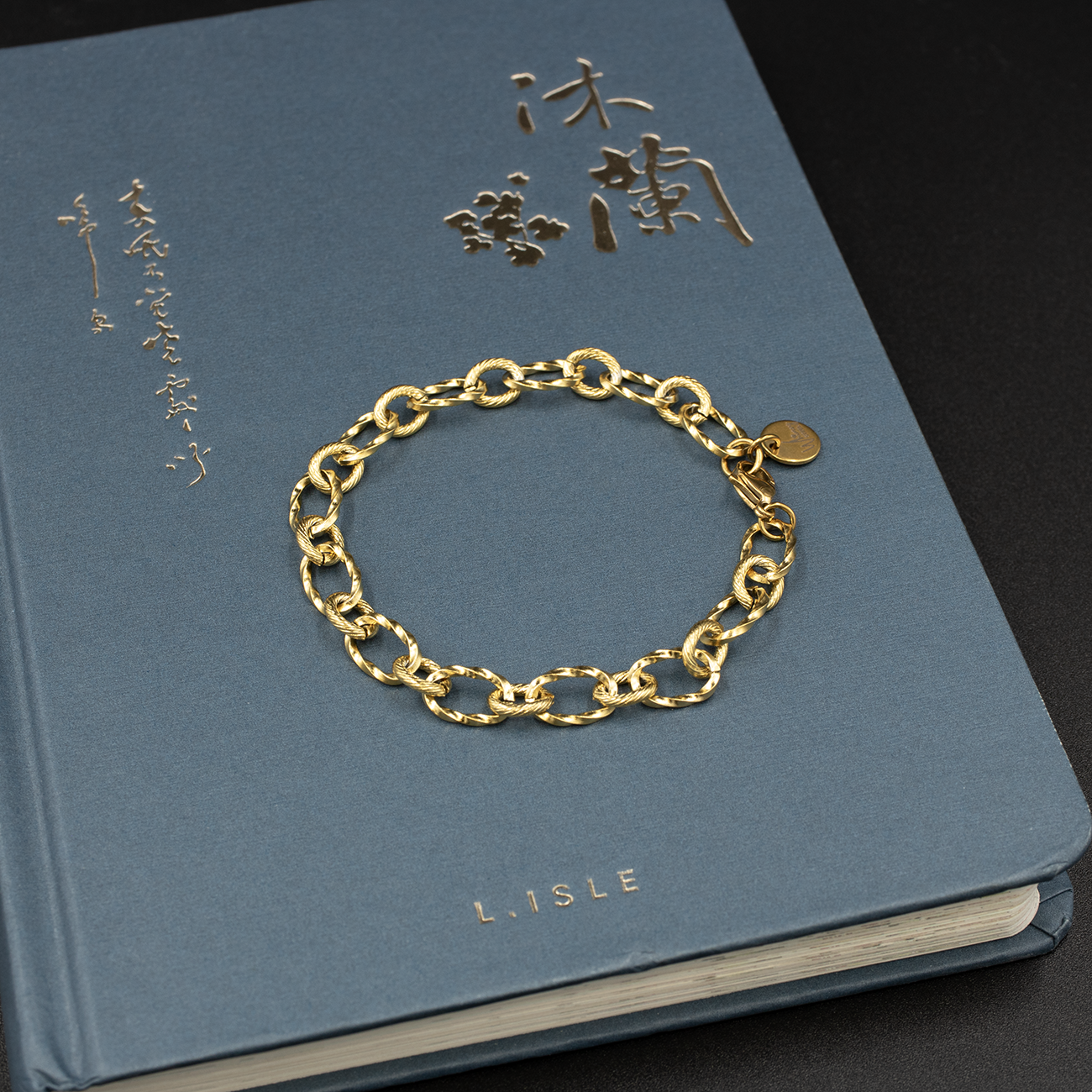 Gold Mixed Links Bracelet