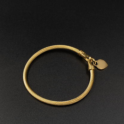 Gold Rope Bangle