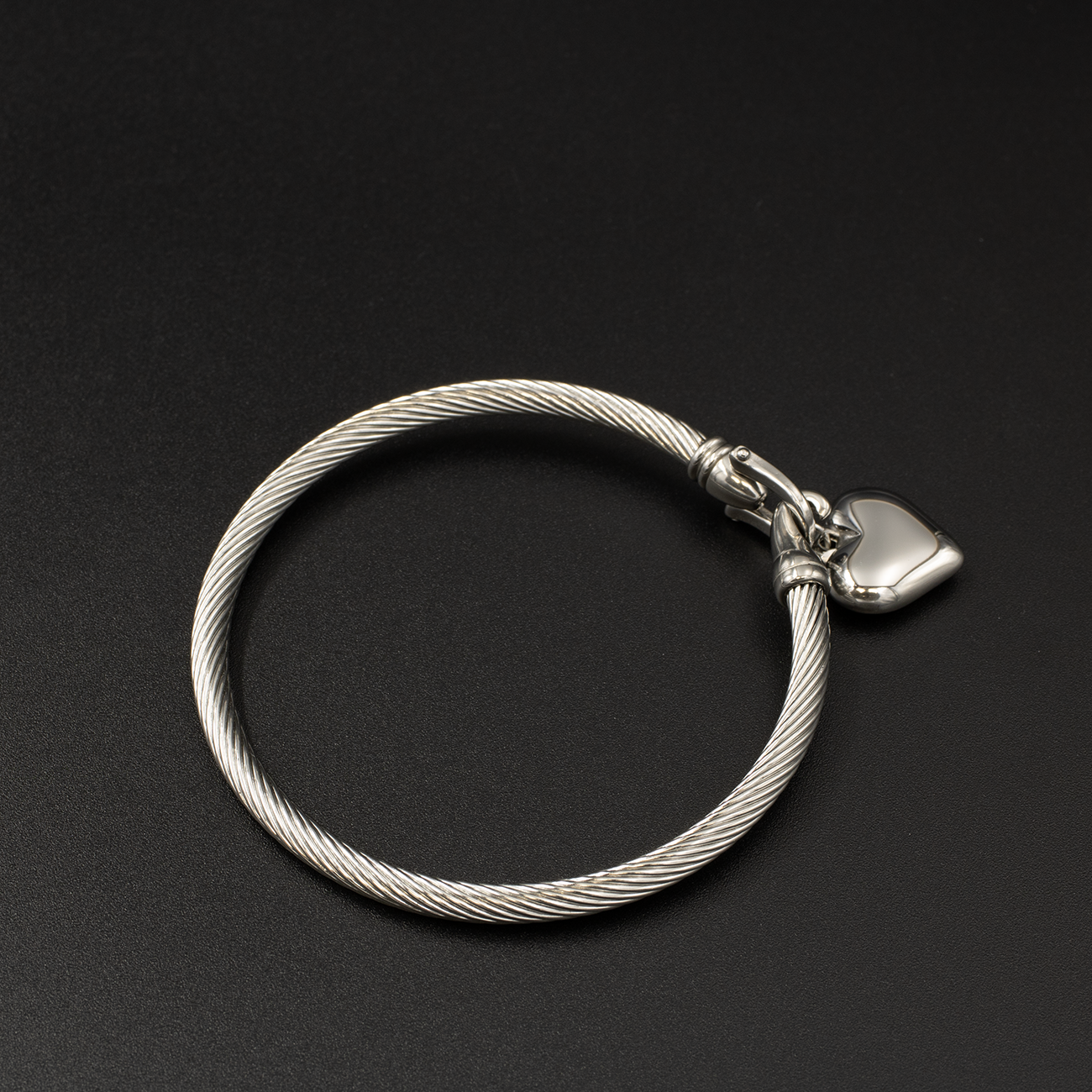 Silver Rope Bangle