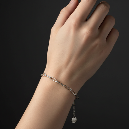 Paperclip Link Bracelet