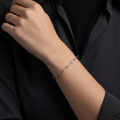 Paperclip Link Bracelet