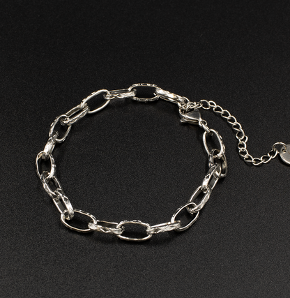Textured Link Bracelet