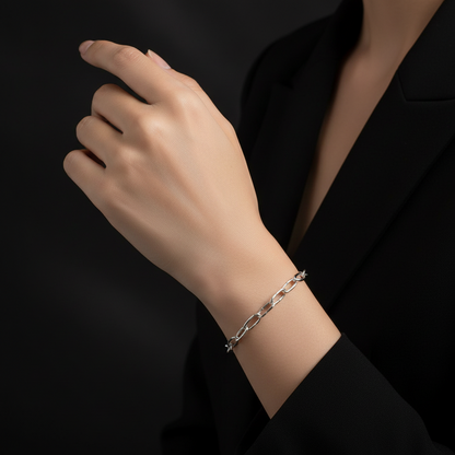 Textured Link Bracelet