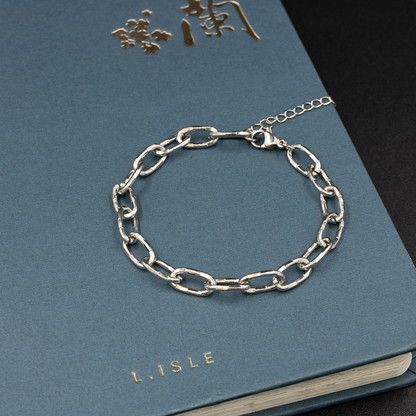 Textured Link Bracelet