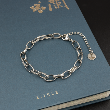 Textured Link Bracelet