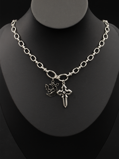 Nocturnal Bat Night Necklace