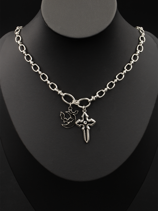 Nocturnal Bat Night Necklace