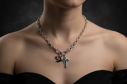 Nocturnal Bat Night Necklace