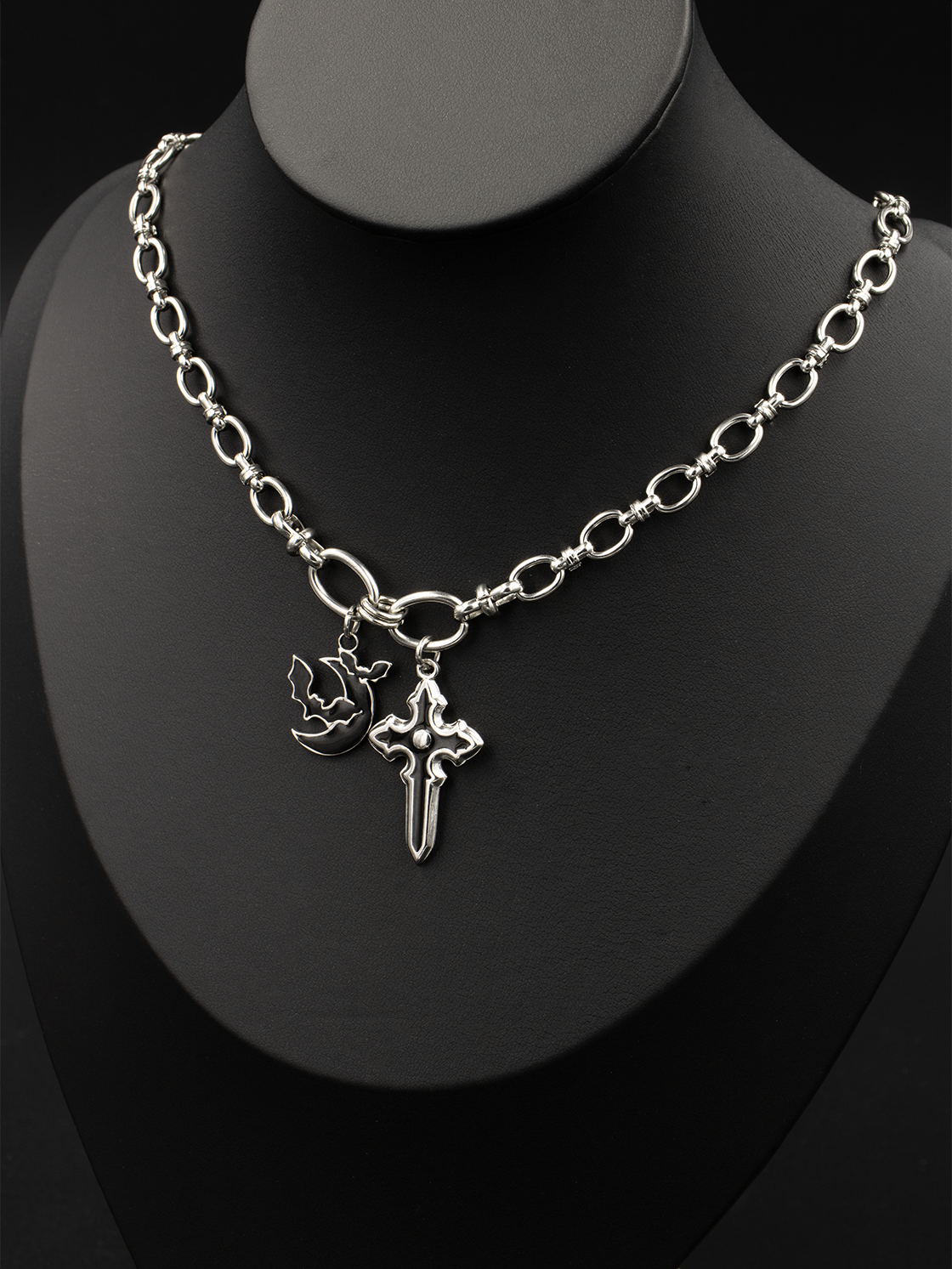 Nocturnal Bat Night Necklace