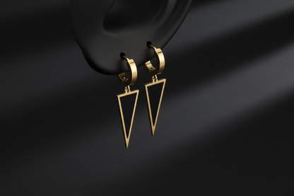 Triangle Drop Earrings