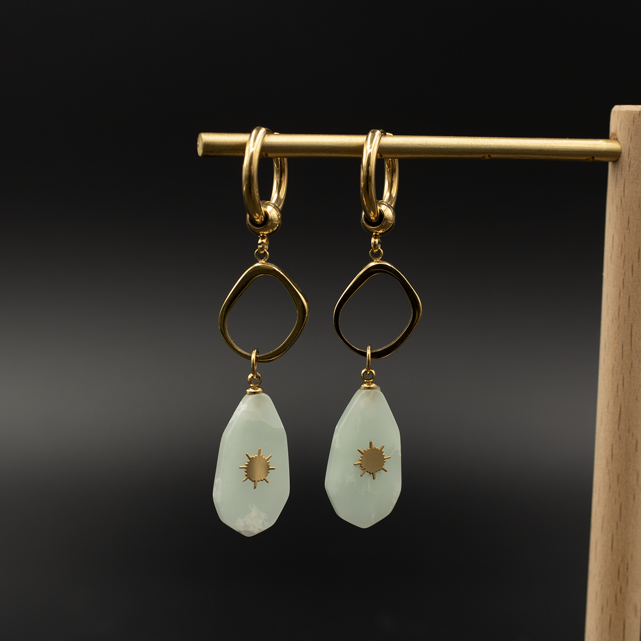 Amazonite Drop Earrings