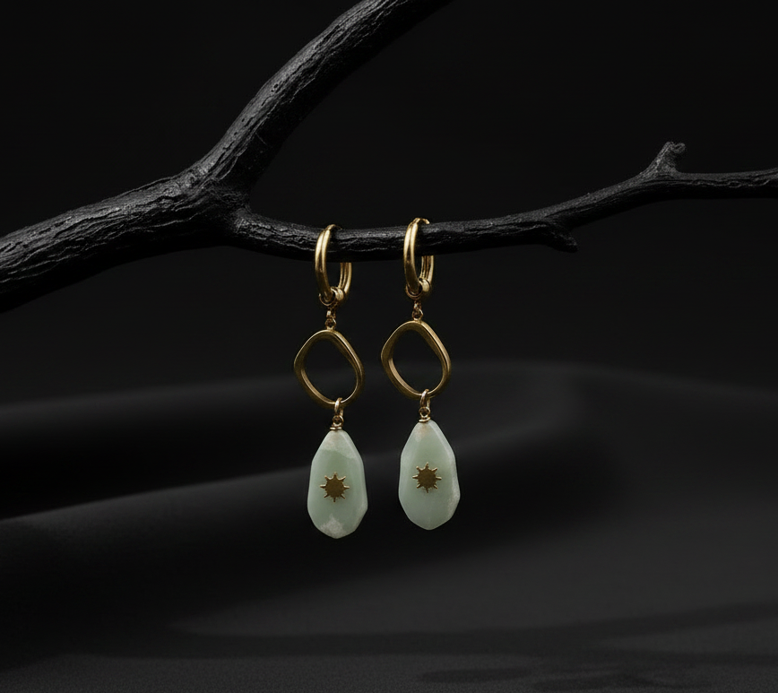 Amazonite Drop Earrings