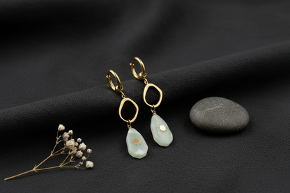 Amazonite Drop Earrings