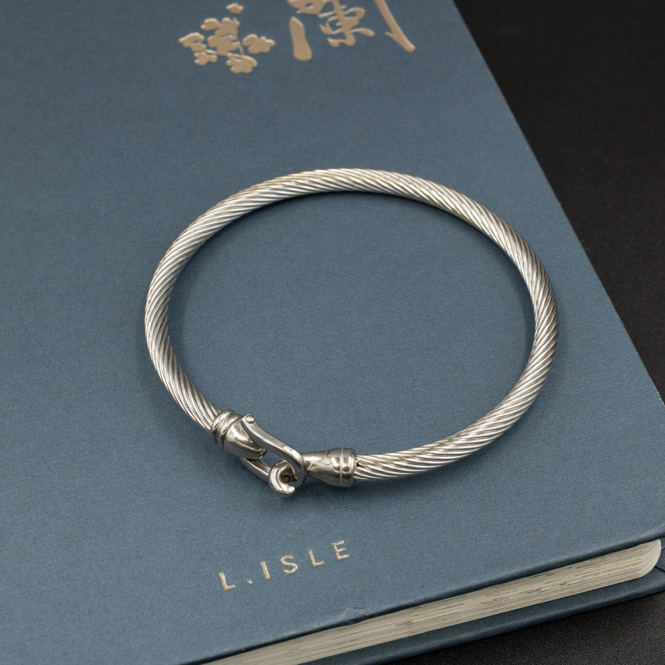 Silver Rope Bangle