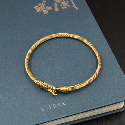 Gold Rope Bangle