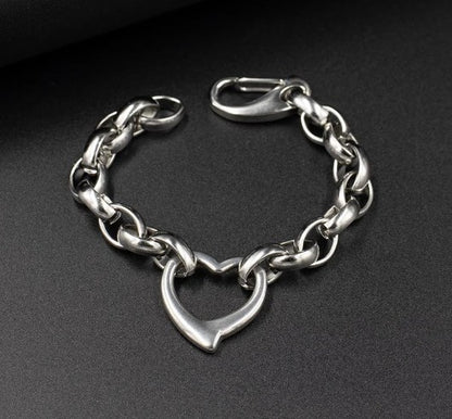 Chunky Heart Bracelet