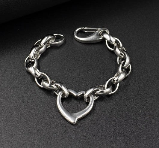 Chunky Heart Bracelet