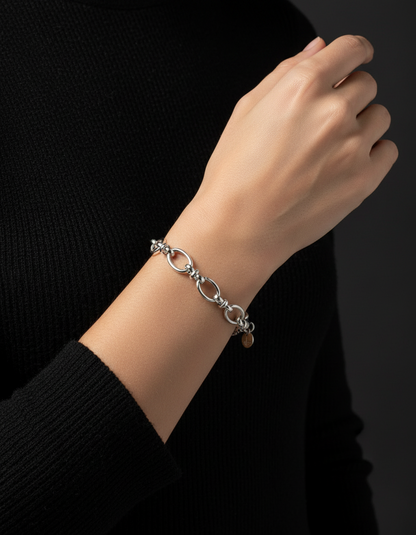 Chunky Oval Link Bracelet 3 / 14