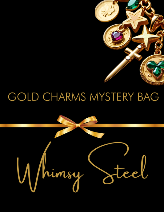 5 Gold Charms Mystery Bag