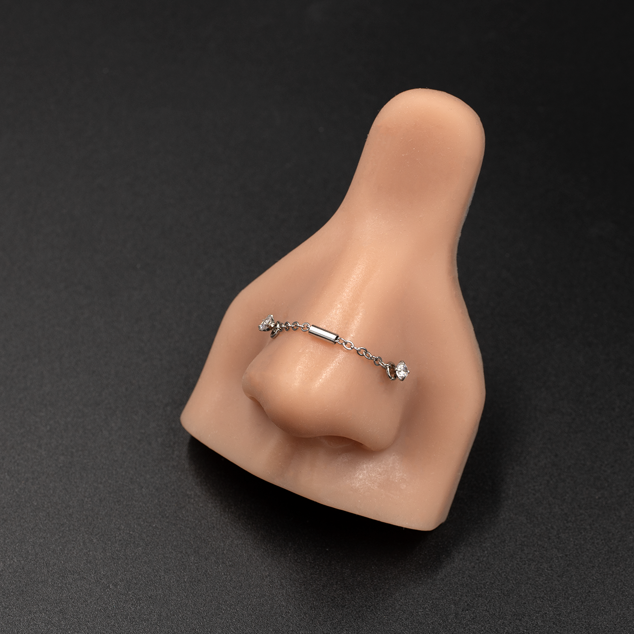 Bar Link Nose Piercings Chain