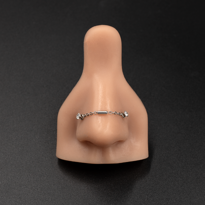 Bar Link Nose Piercings Chain