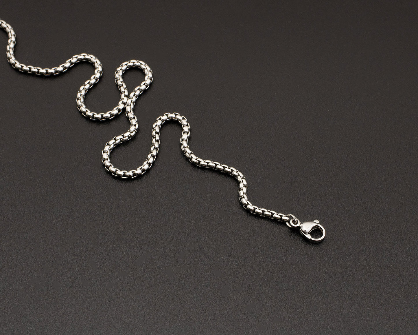 Stainless Steel Box Chain Necklace