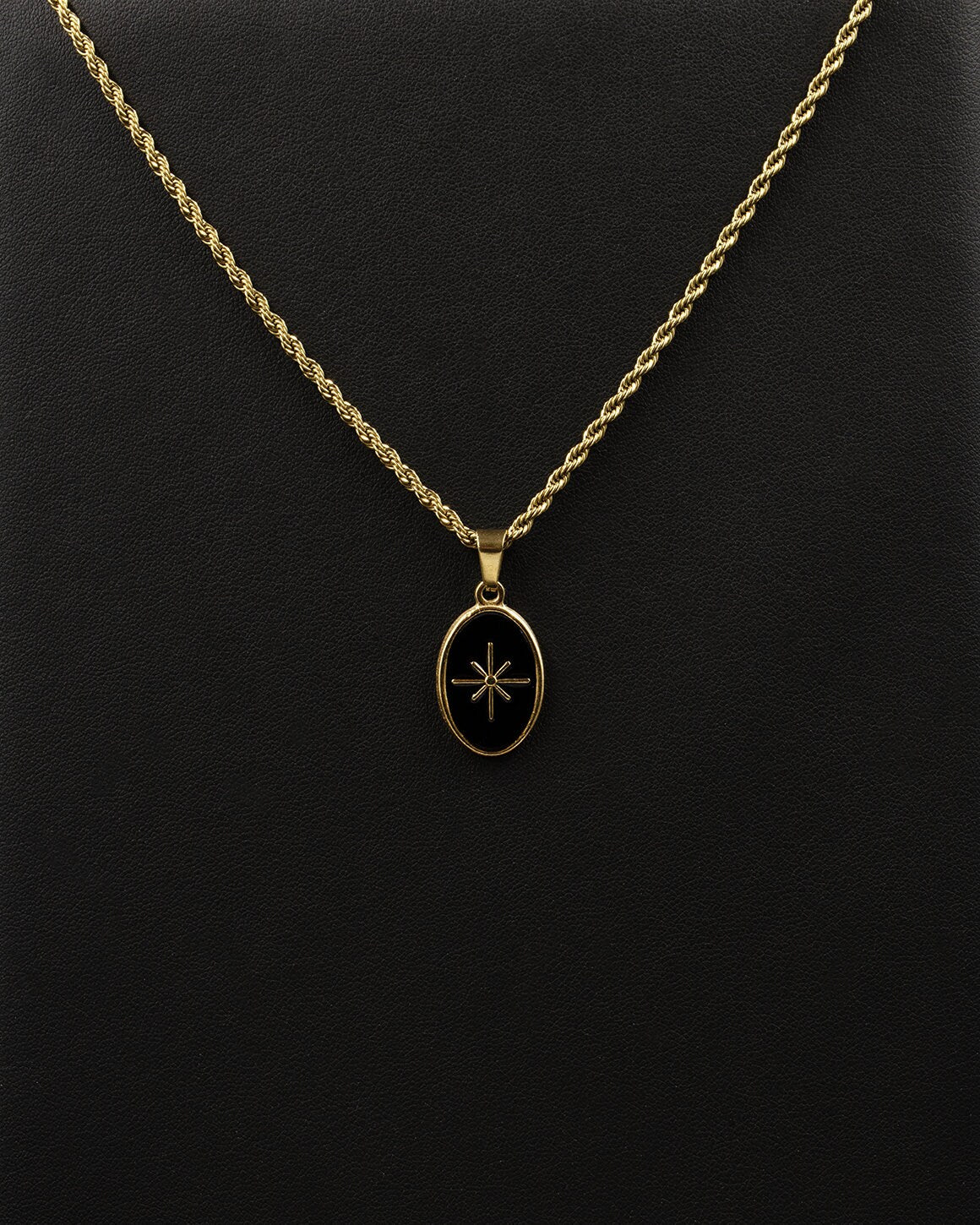 Gold Dark Star Necklace