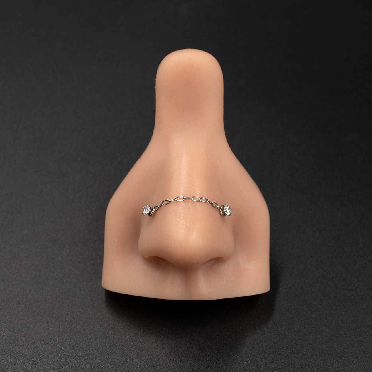 Mini Paperclip Nose Piercings Chain