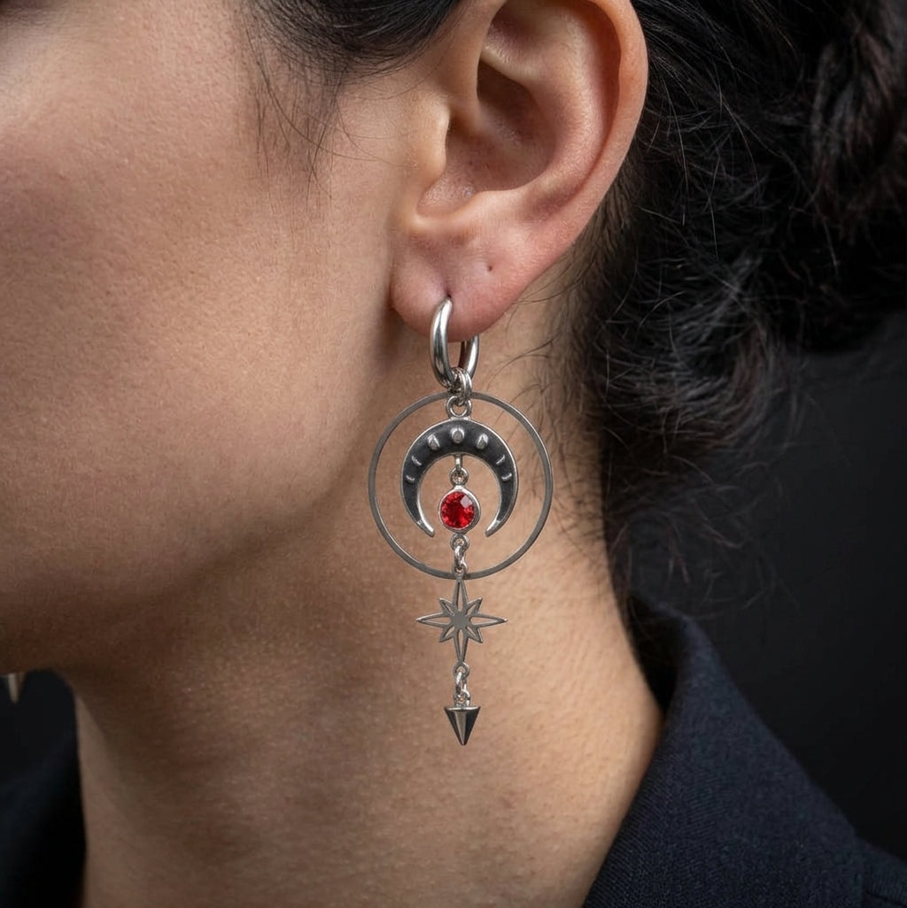 Moon Phase Earrings